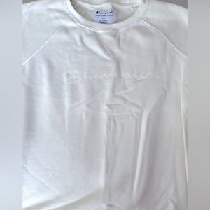 Champion White Crewneck